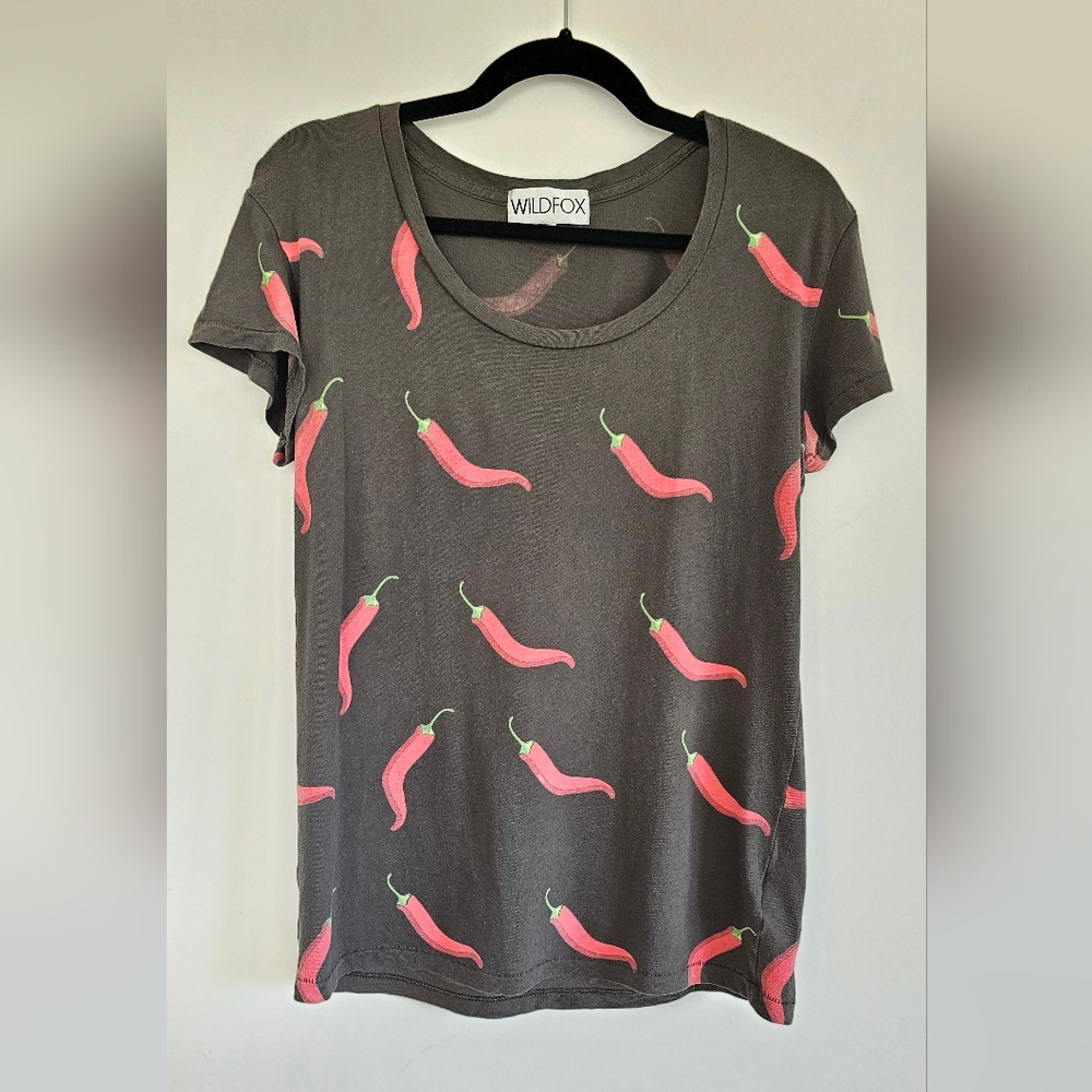 Wildfox Chili Pepper T Shirt S Small